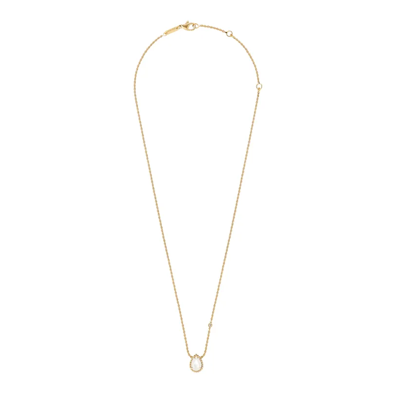 Serpent Bohème MOP Pendant, XS Motif (Yellow Gold)