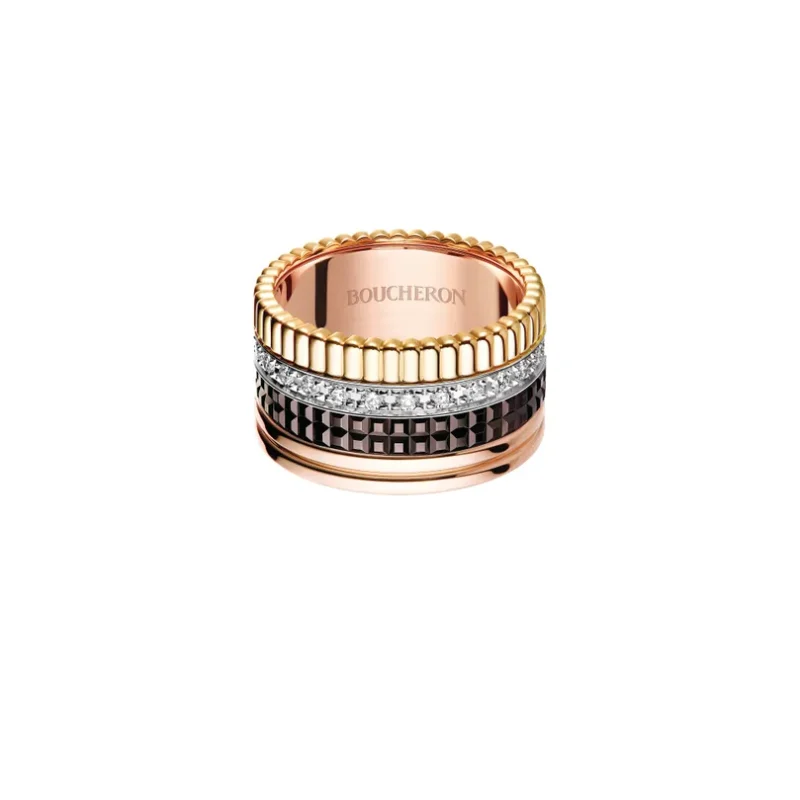 Quatre Classique Large Ring