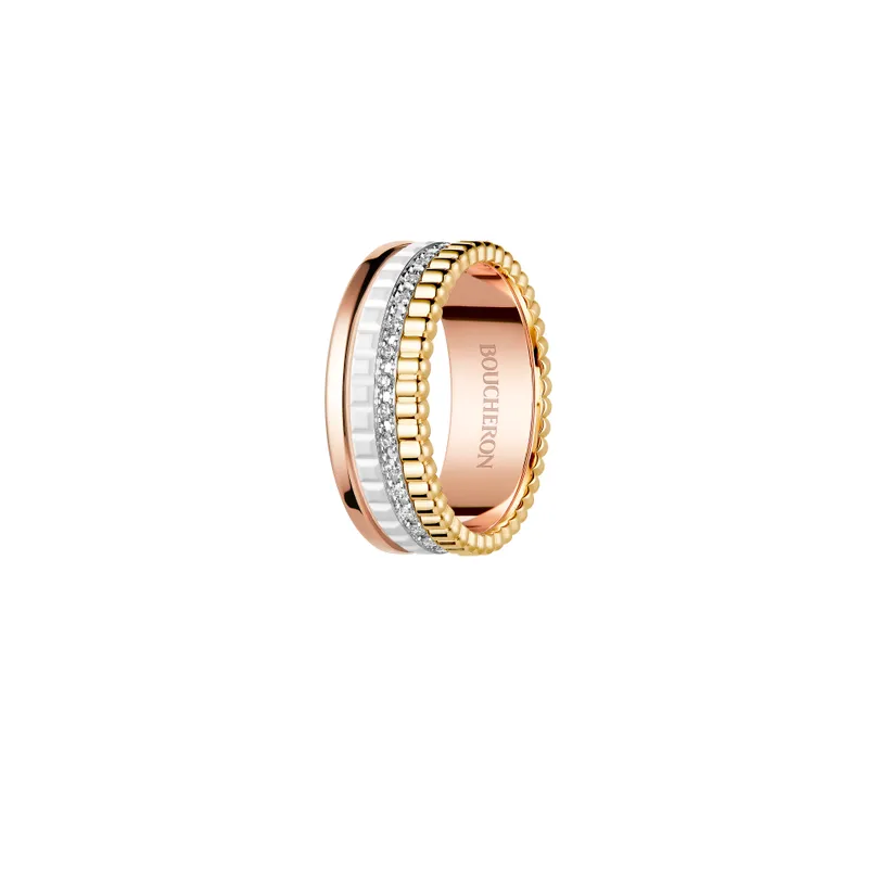 Quatre White Edition Small Ring
