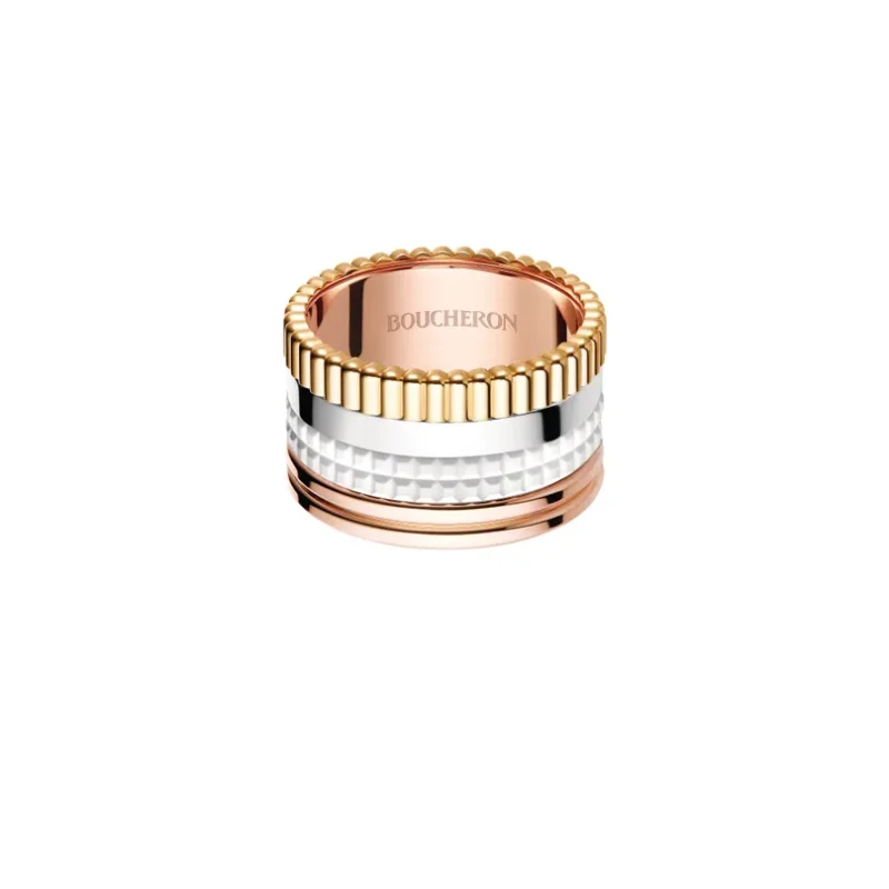 Quatre White Edition Large Ring