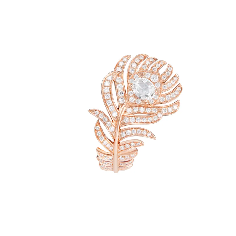 Plume De Paon Small Ring