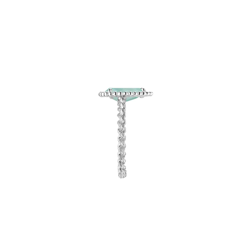 Serpent Bohème Aquaprase Ring S Motif (White Gold)