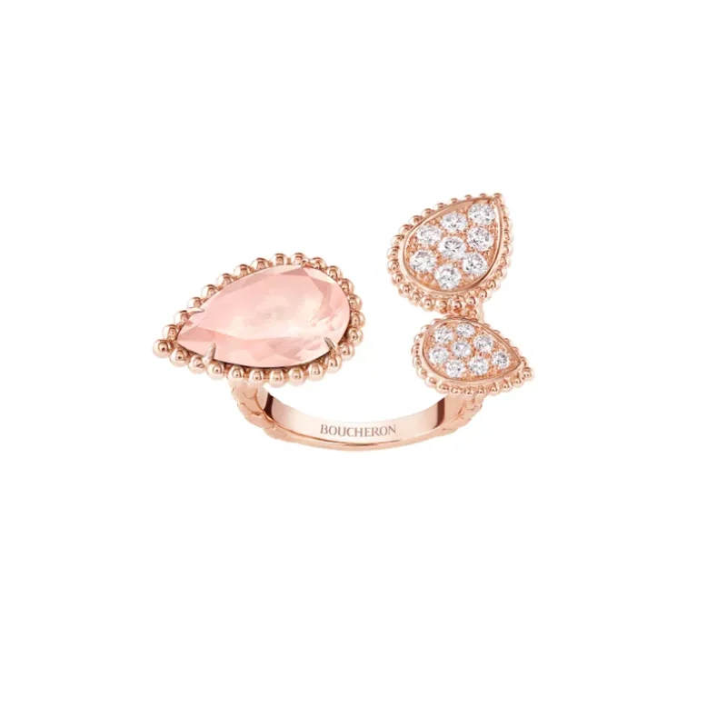 Serpent Bohème Ring, 3 Motifs (Rose Gold)