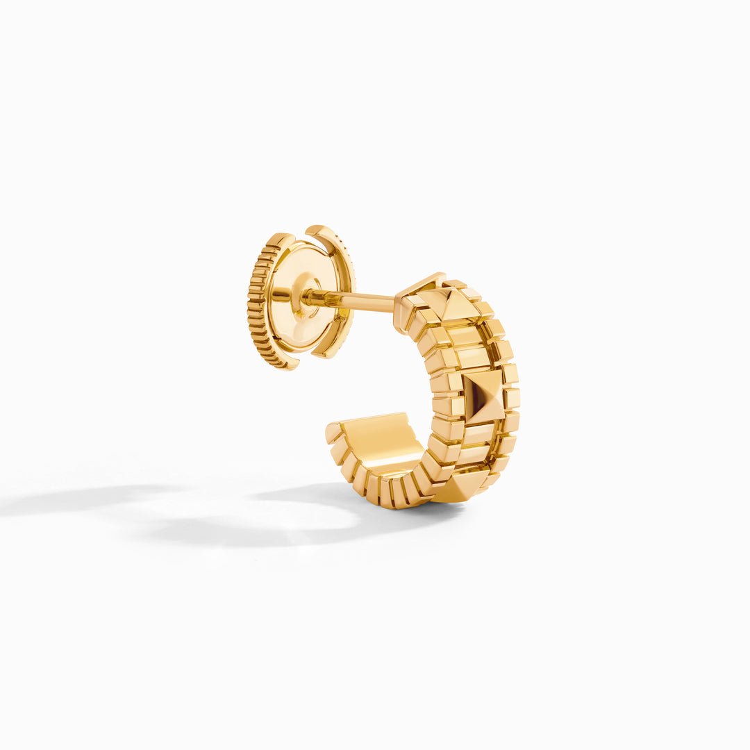 LIFE Gold Mini Hoop Earrings (Yellow Gold)