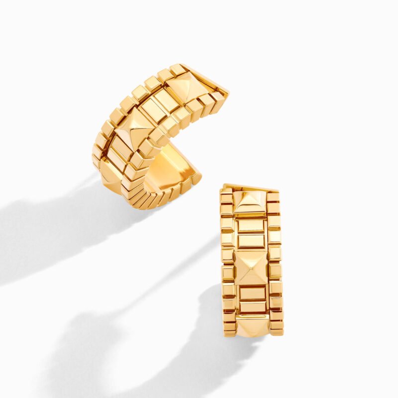 LIFE Gold Mini Hoop Earrings (Yellow Gold)
