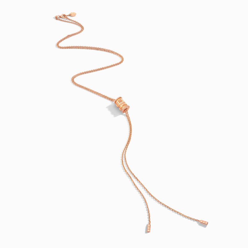 LIFE Full Diamond Spinning Cravat Necklace