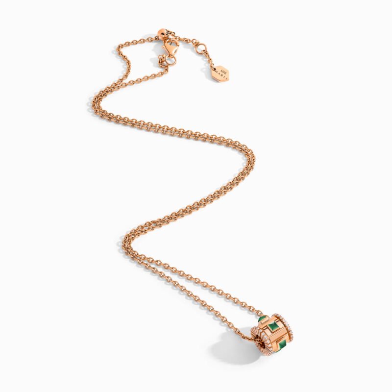 LIFE Diamond Spinning Pendant Necklace