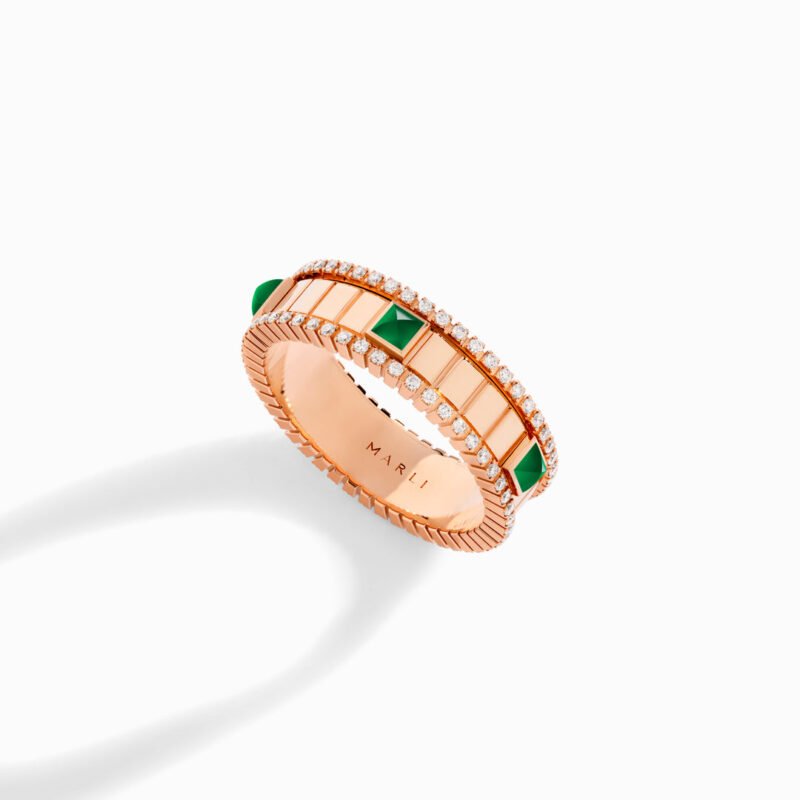 LIFE Diamond Spinning Ring (Rose Gold)