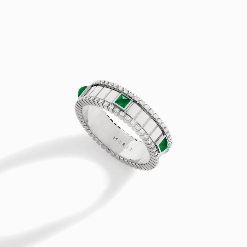 LIFE Diamond Spinning Ring (White Gold)