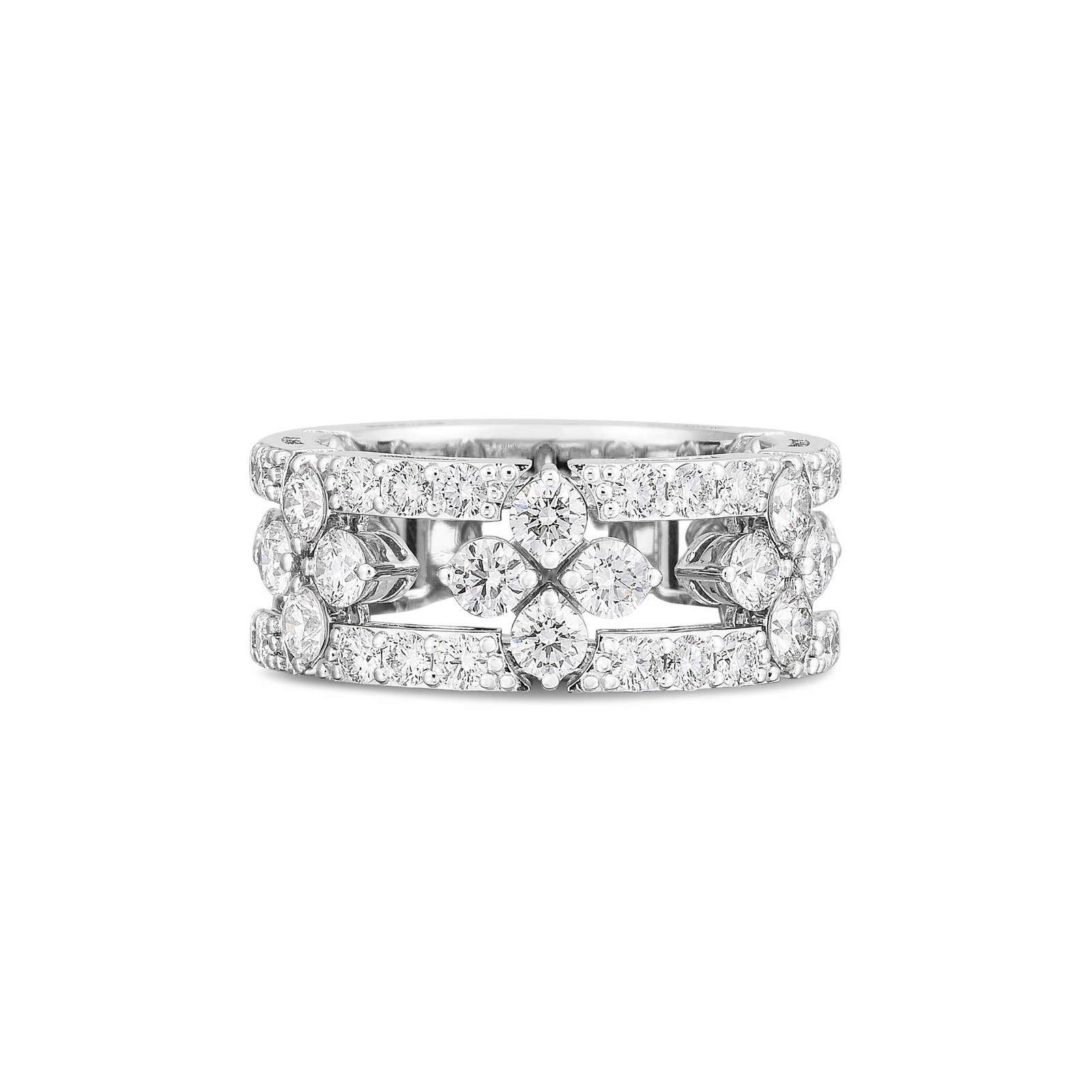 Love in Verona Full Diamond Ring (White Gold)