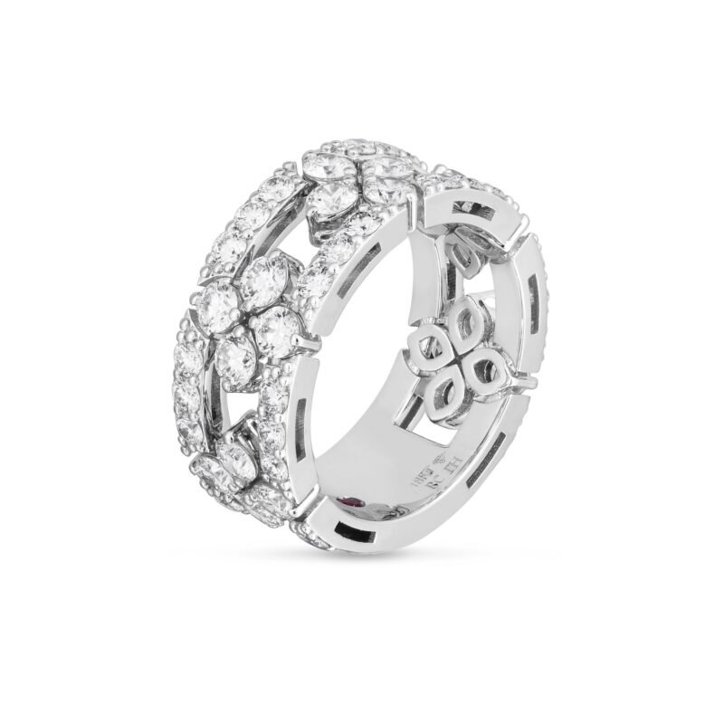 Love in Verona Full Diamond Ring (White Gold)