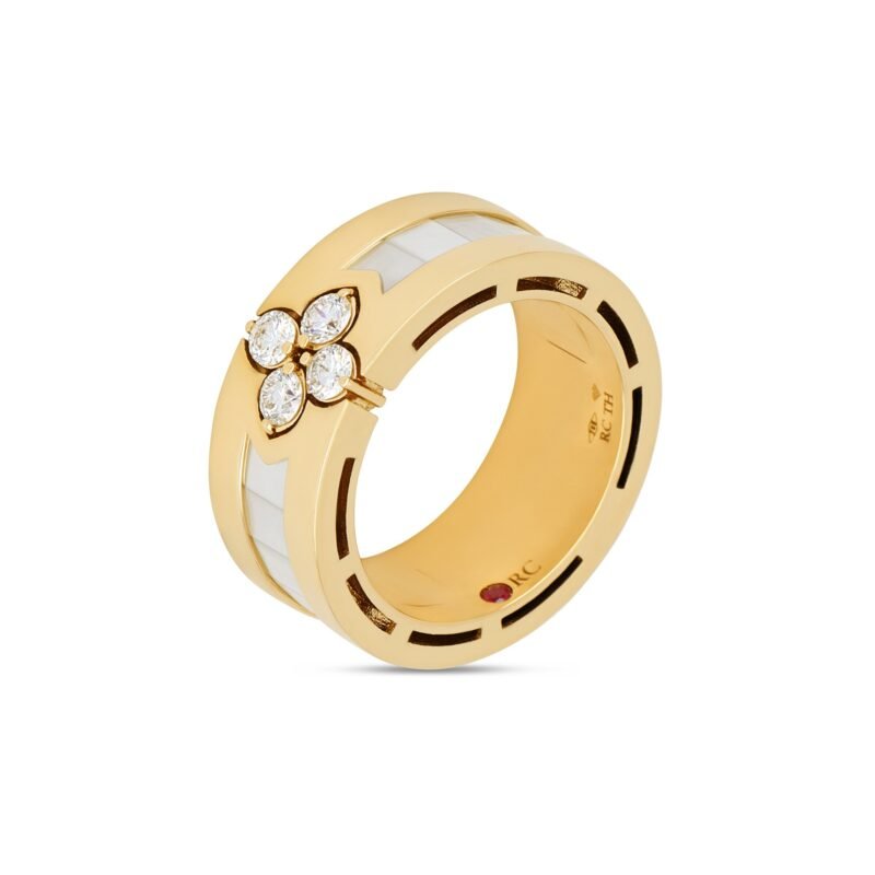 Love in Verona MOP & Diamond Ring (Yellow Gold)