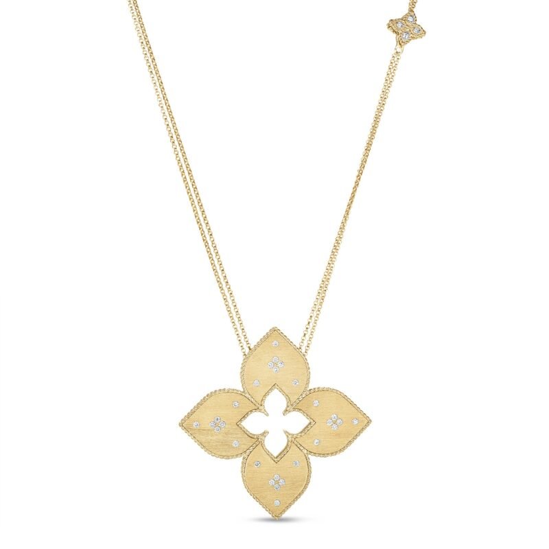 Venetian Princess Diamond Pendant Necklace Large Version