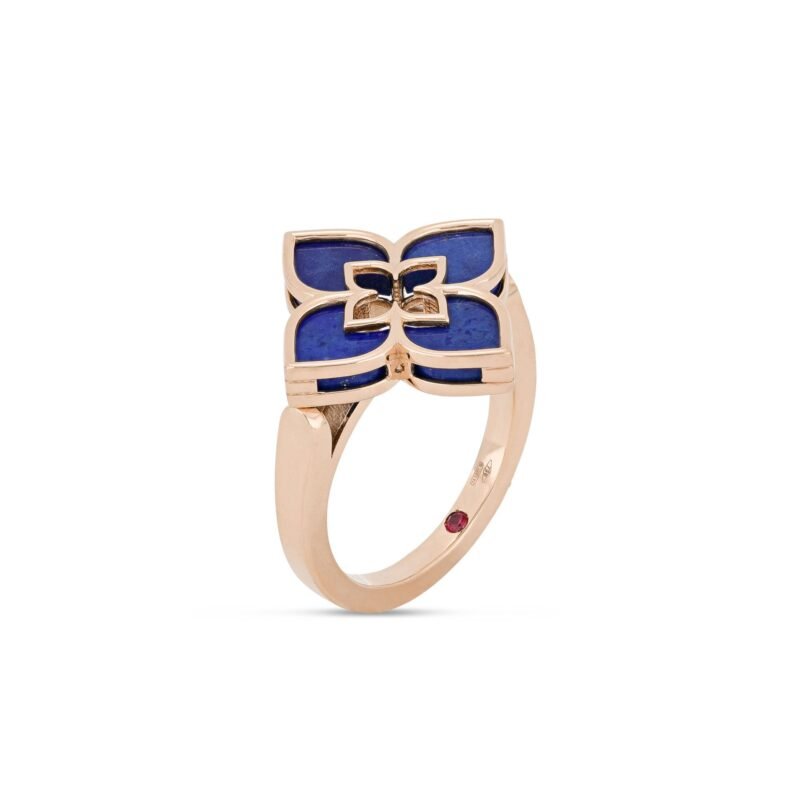 Venetian Princess Lapis Lazuli Ring Small Version (Rose Gold)