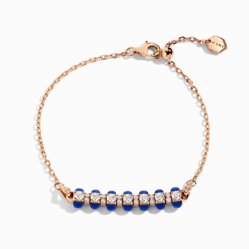 Tip-Top Diamond Chain Bracelet (Rose Gold)