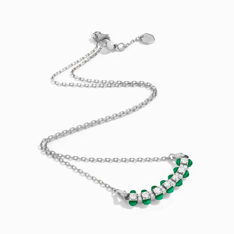 Tip Top Diamond Necklace (White Gold)