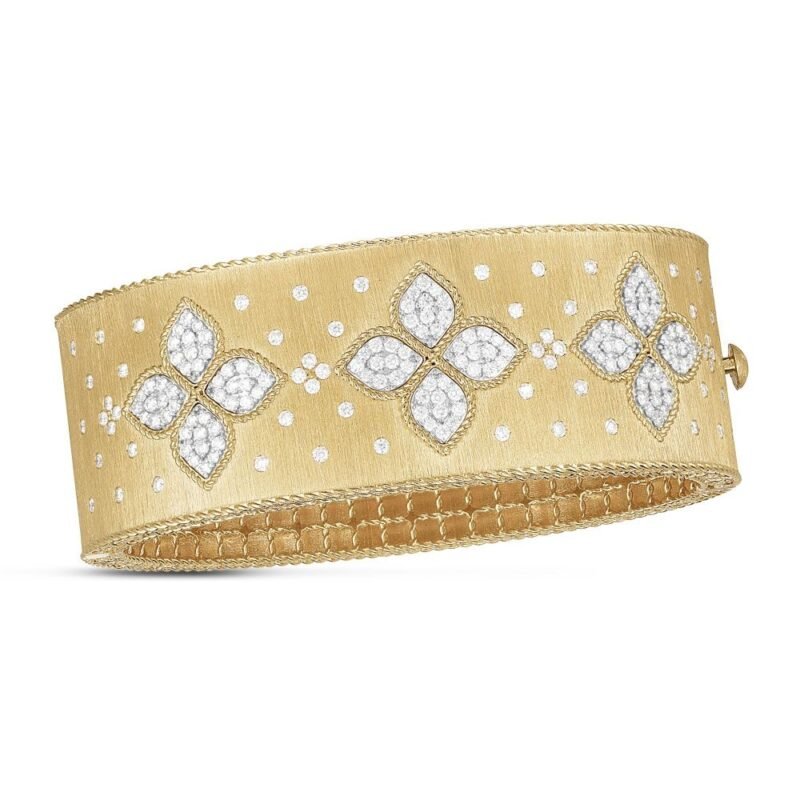 Venetian Princess Diamond Bangle Wide Version