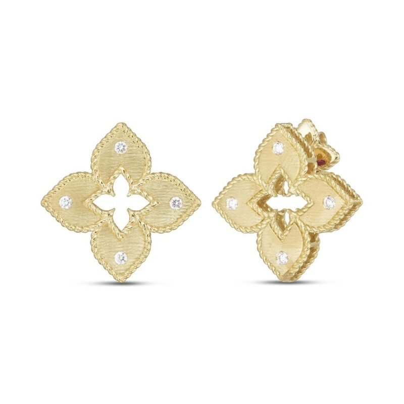 Venetian Princess Diamond Earrings Lobe Version