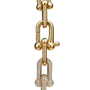 HardWear Large Link Bracelet with Semi Pave Diamonds - Thumbnail Image 3